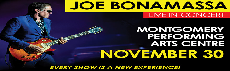 Joe Bonamassa at the MPAC on November 30